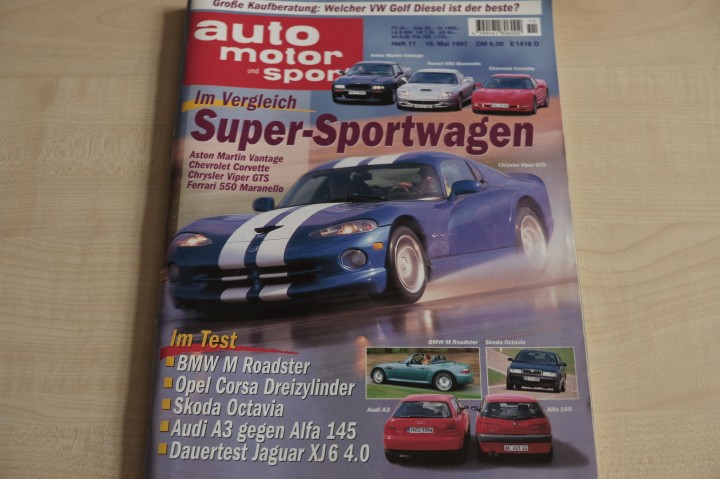 Deckblatt Auto Motor und Sport (11/1997)